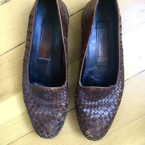 Cole Haan Woven Leather Loafers